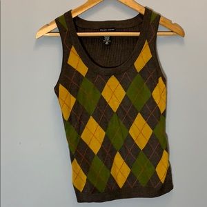NY&Co Argyle Sweater Vest